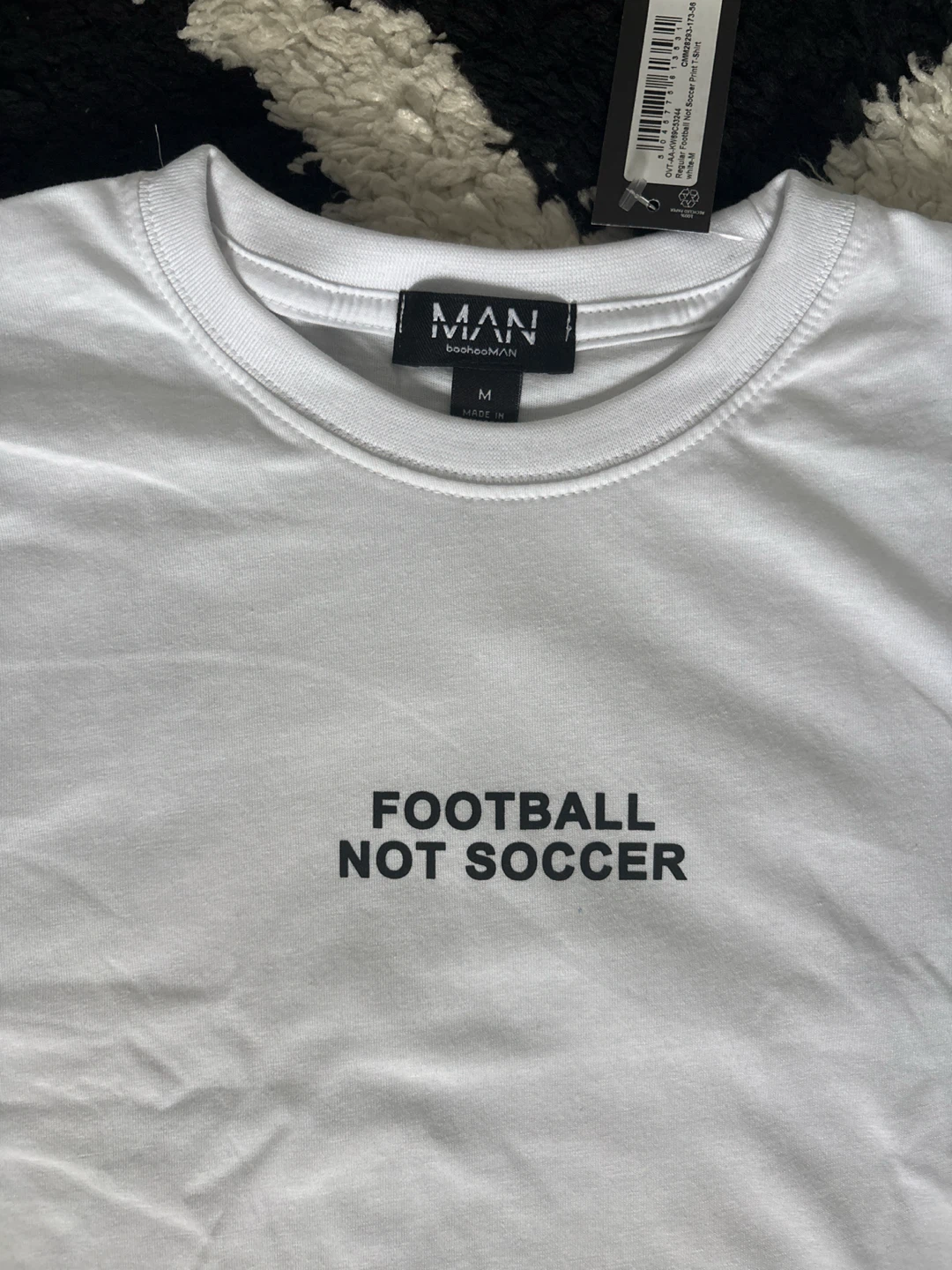 BoohooMAN Football Not Soccer T-Shirt - photo 2