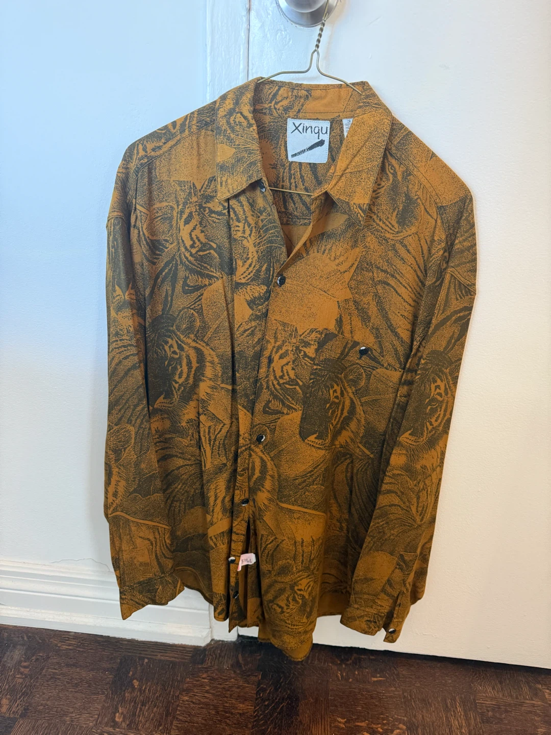 Xingu Tiger Print Long Sleeve Shirt