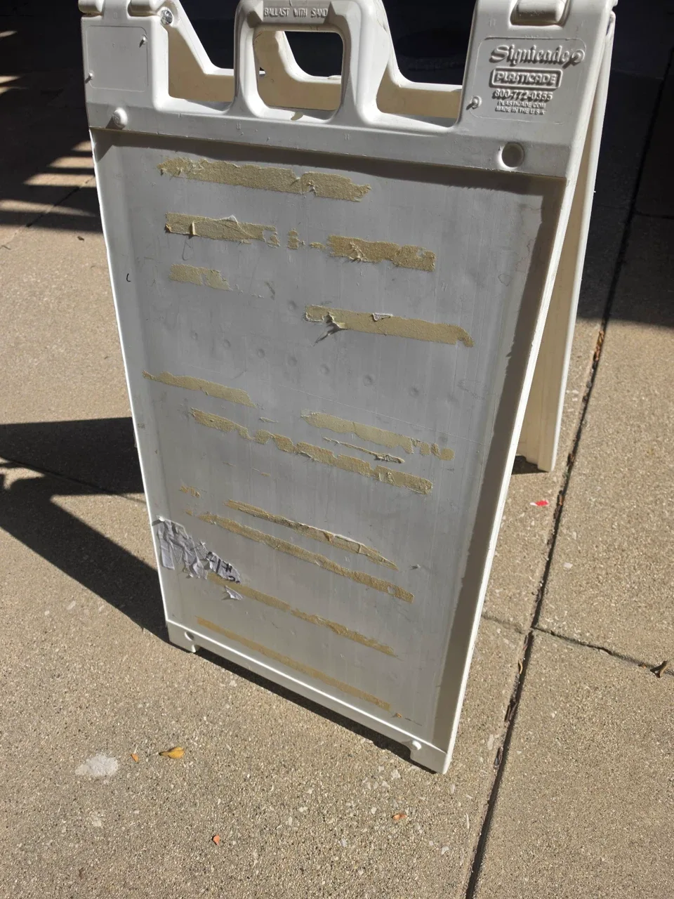 Set of 2 Signicade A-Frame Plastic Sign Stand - photo 3