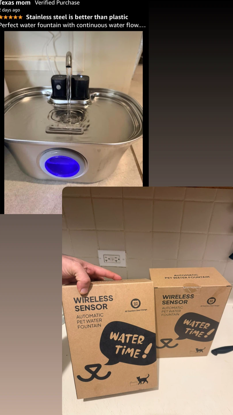 Cat fountain wireless motion sensor - photo 4