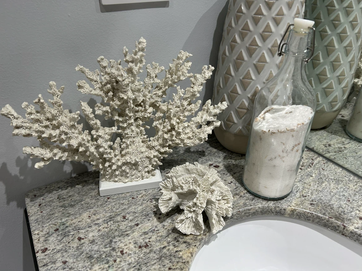 Decorative White Coral Sculpture