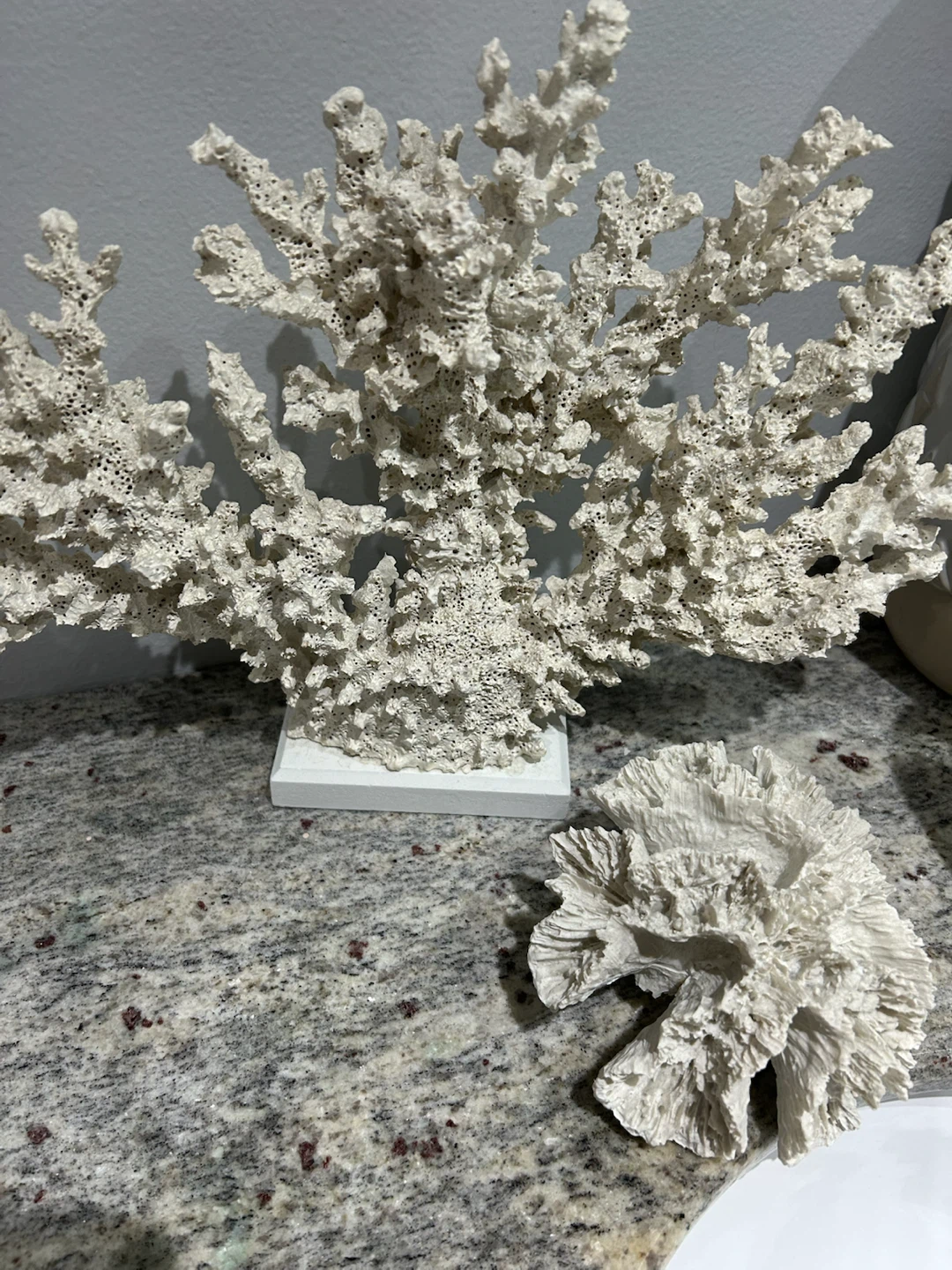 Decorative White Coral Sculpture - photo 2