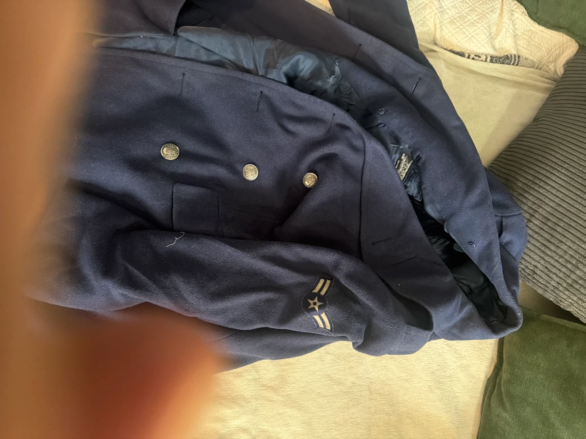 Vintage US Air Force Wool Overcoat Size 39L - photo 3