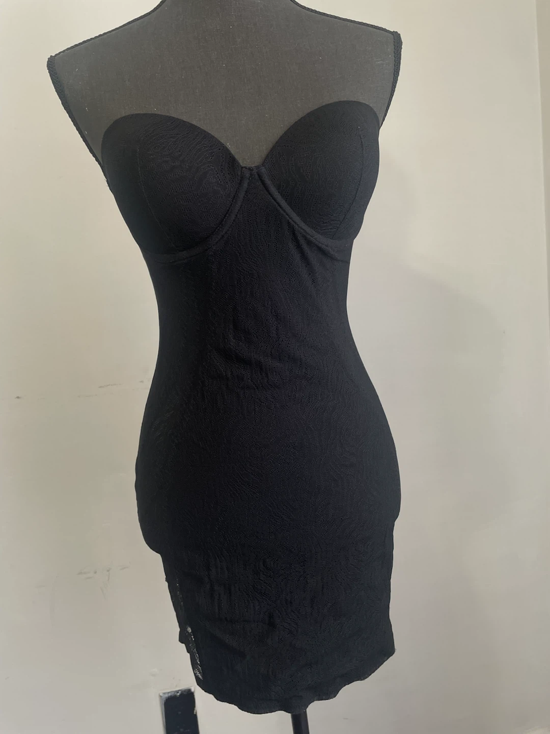 NEXT Bodycon Lace Black Bodysuit size 6 with cup 34D - photo 2