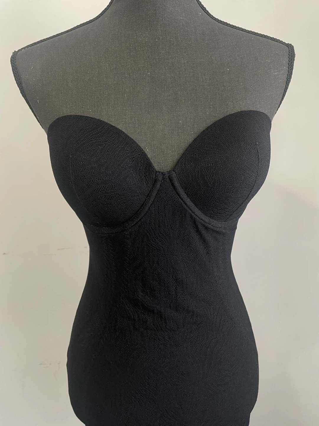 NEXT Bodycon Lace Black Bodysuit size 6 with cup 34D - photo 3