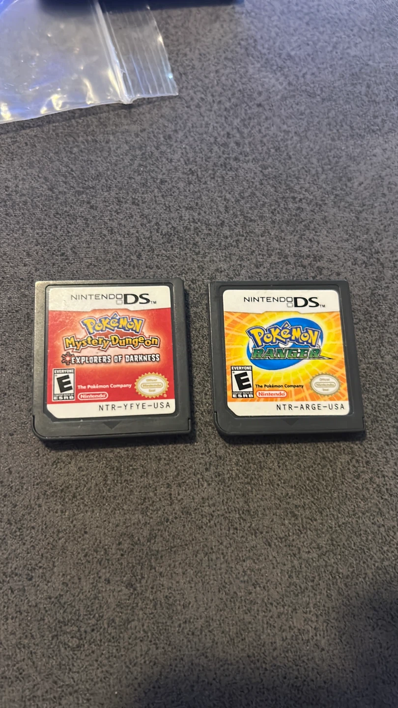 2 Nintendo DS Pokemon Games