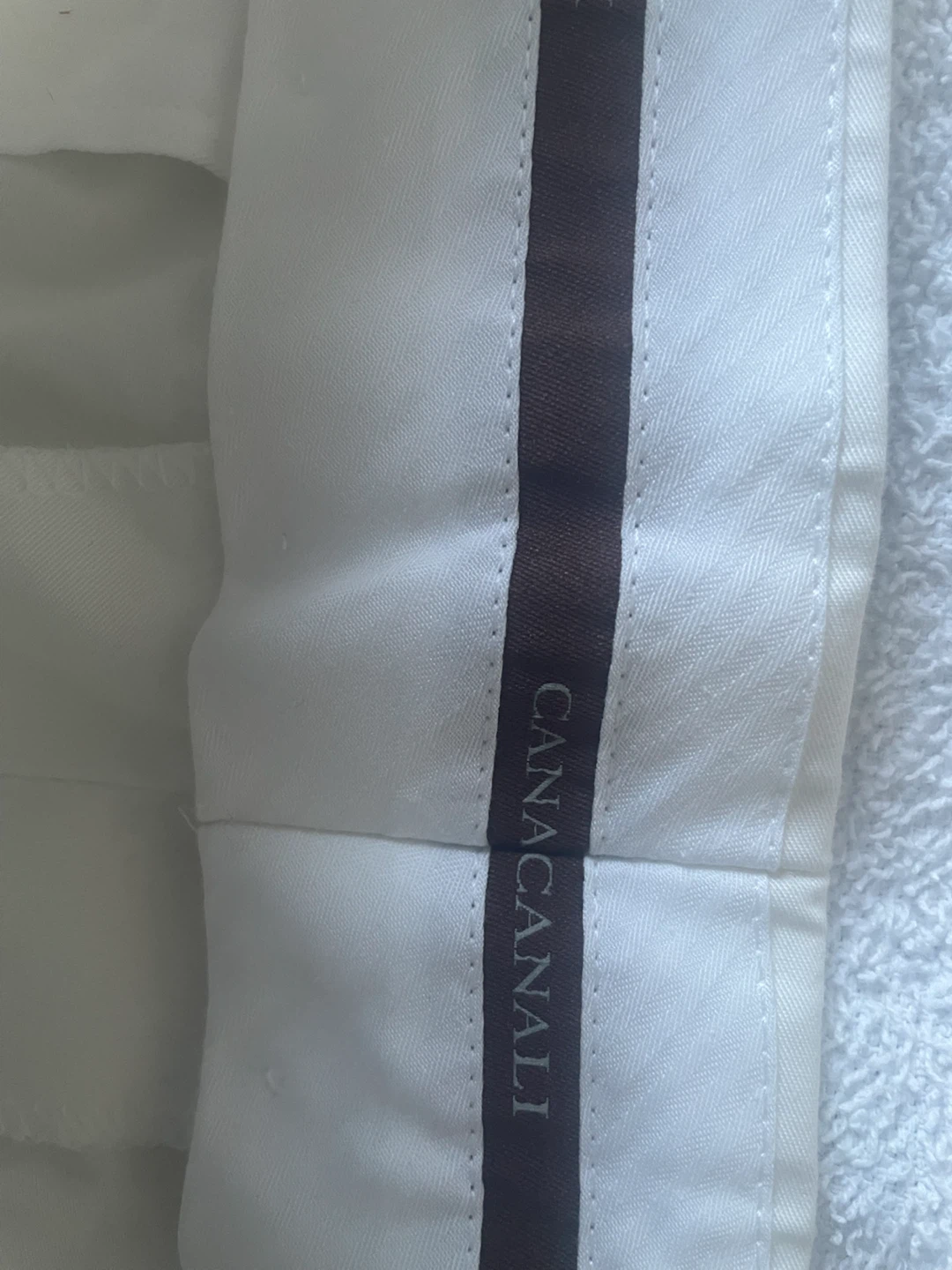 Canali White Trousers Size 54 - photo 4