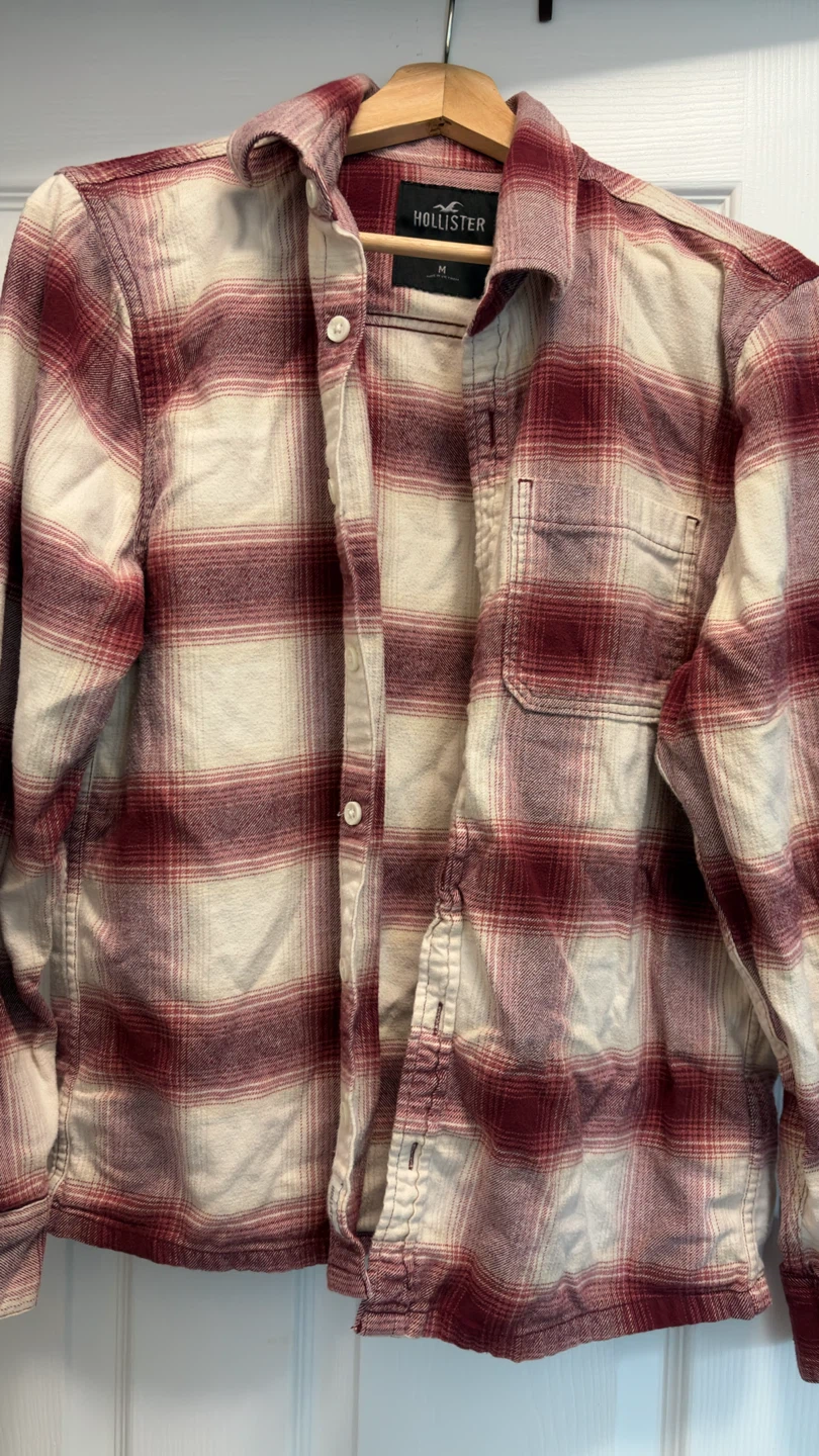 Hollister Plaid Flannel Shirt