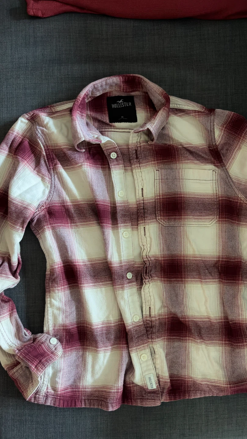 Hollister Plaid Flannel Shirt - photo 4