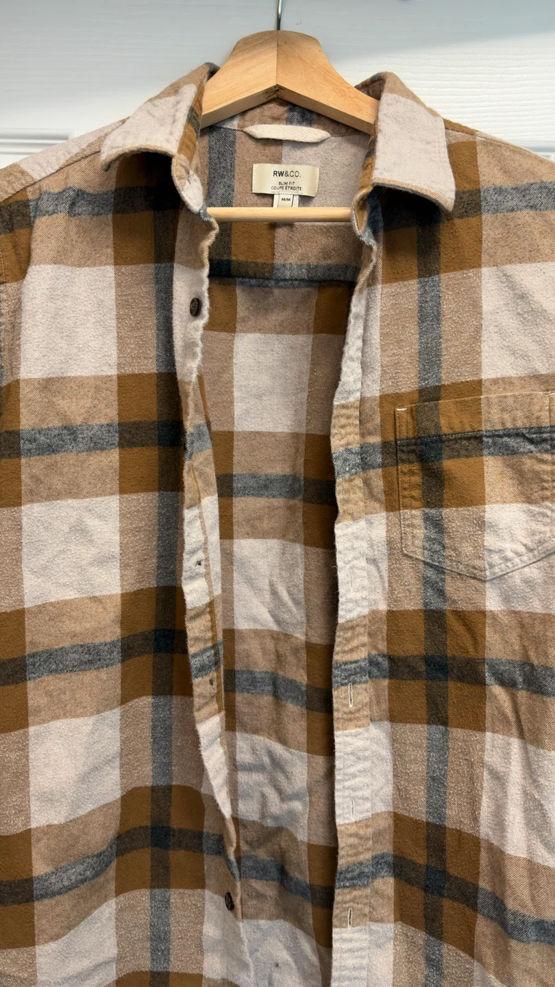 RW&CO. Plaid Slim Fit Shirt