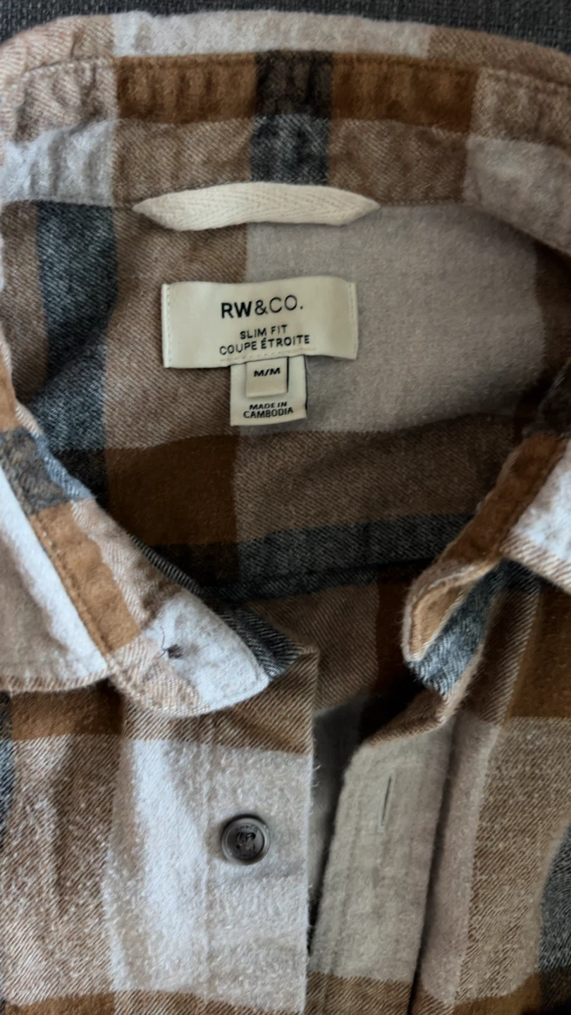 RW&CO. Plaid Slim Fit Shirt - photo 3