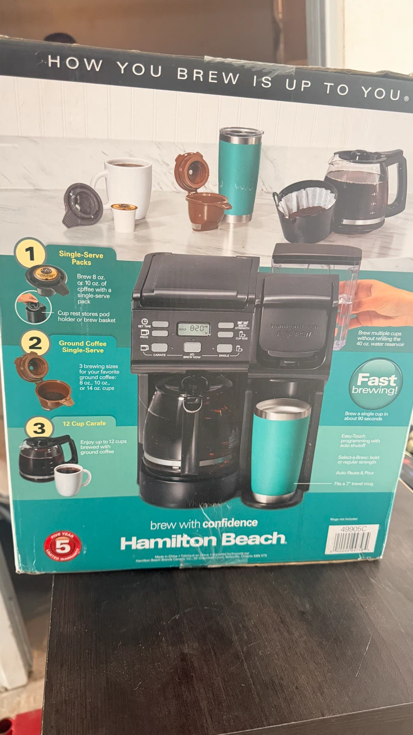 Hamilton Beach FlexBrew Trio Coffee Maker 49905C - photo 2