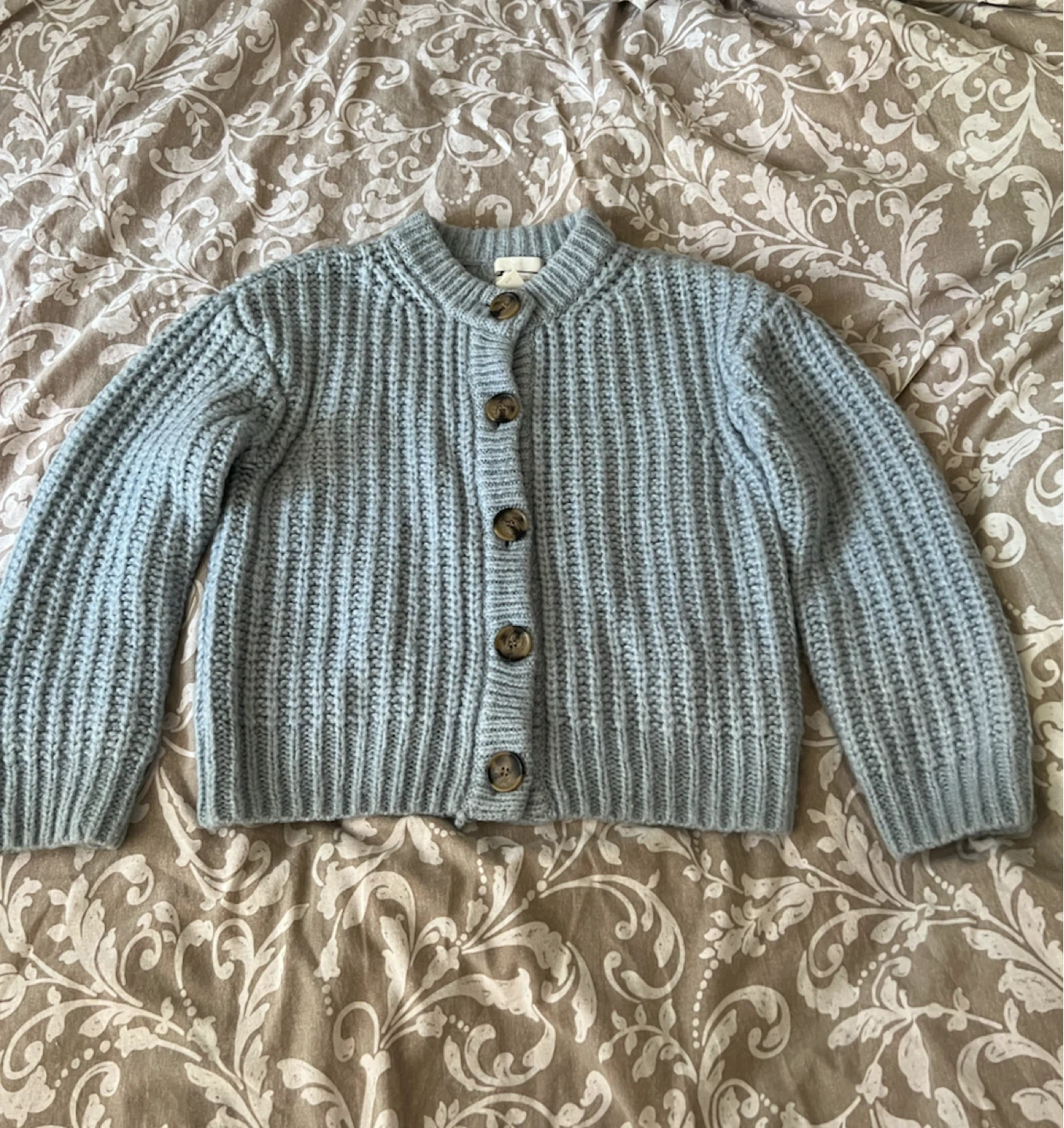 H&M Wool Blend Cardigan - Light Blue