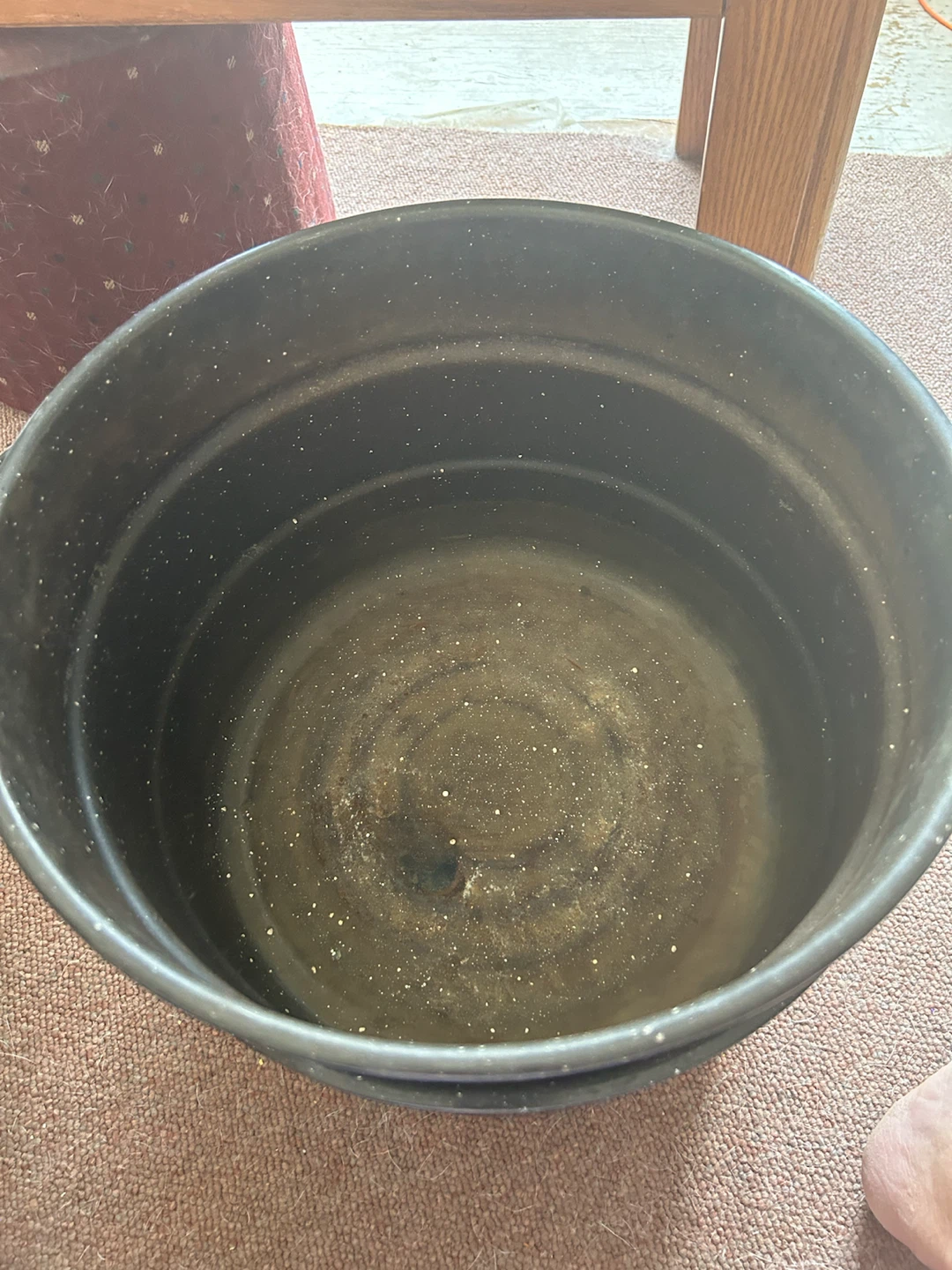 2 Large Black Speckled Enamel Stock Pots - photo 5