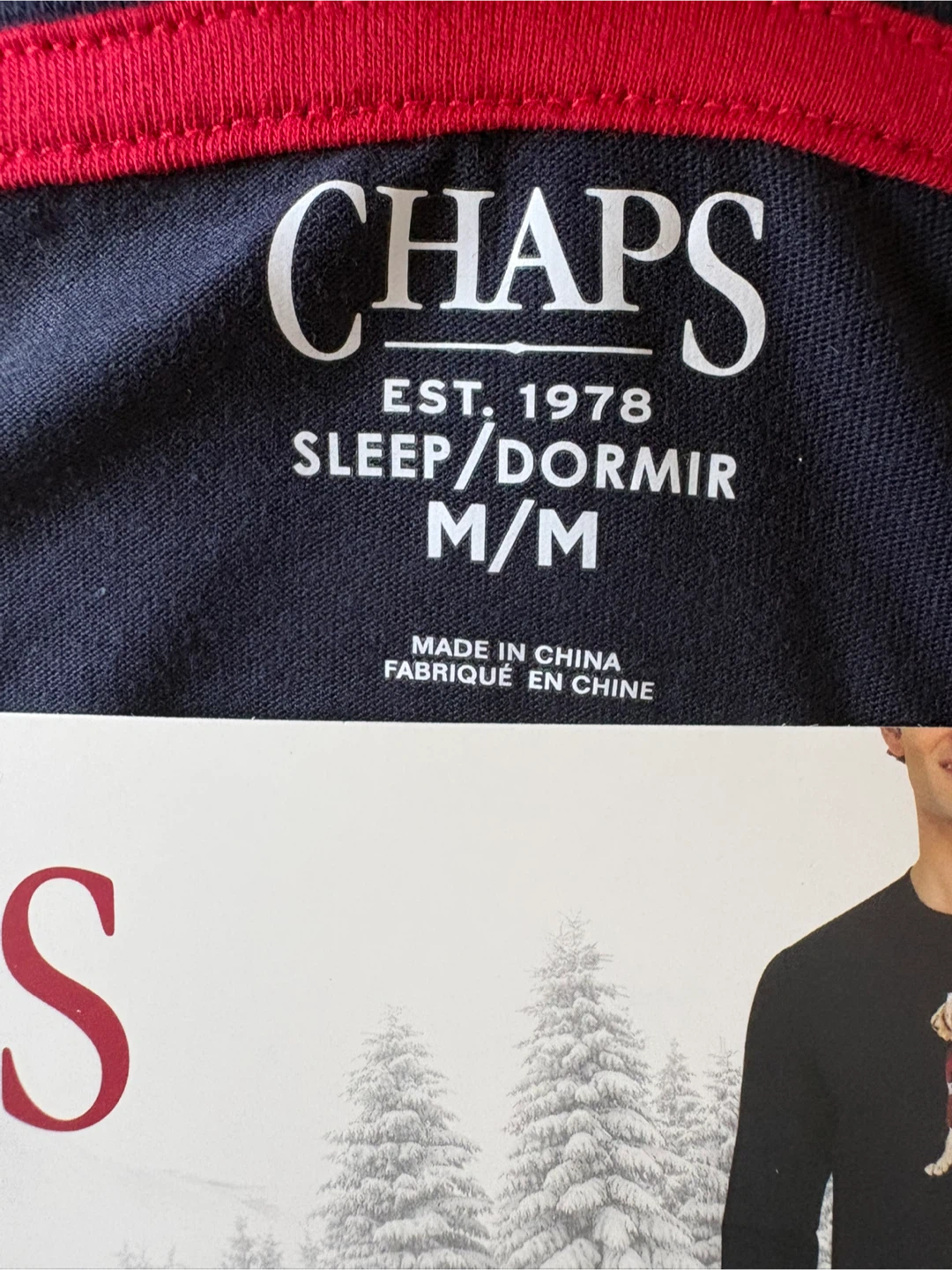 Mens Chaps Christmas Dog Sleep Set size M - photo 3