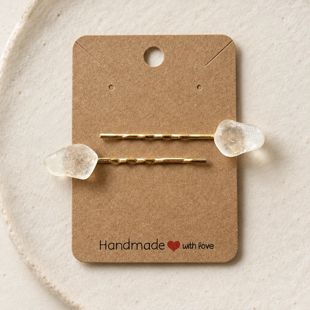✨Sea Glass Bobby Pin Set✨