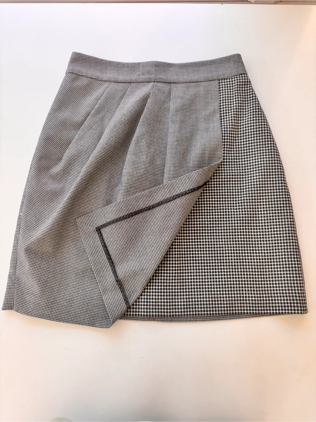 Club Monaco Houndstooth Wrap Skirt Size 00 - photo 2