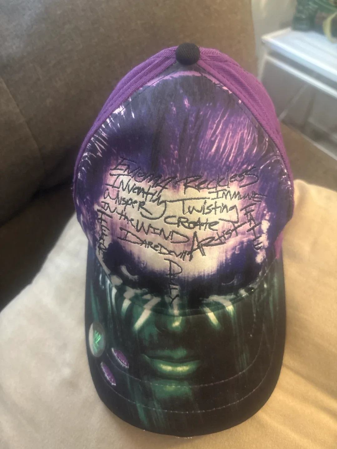 WWE Authentic Jeff Hardy Daredevil Hat