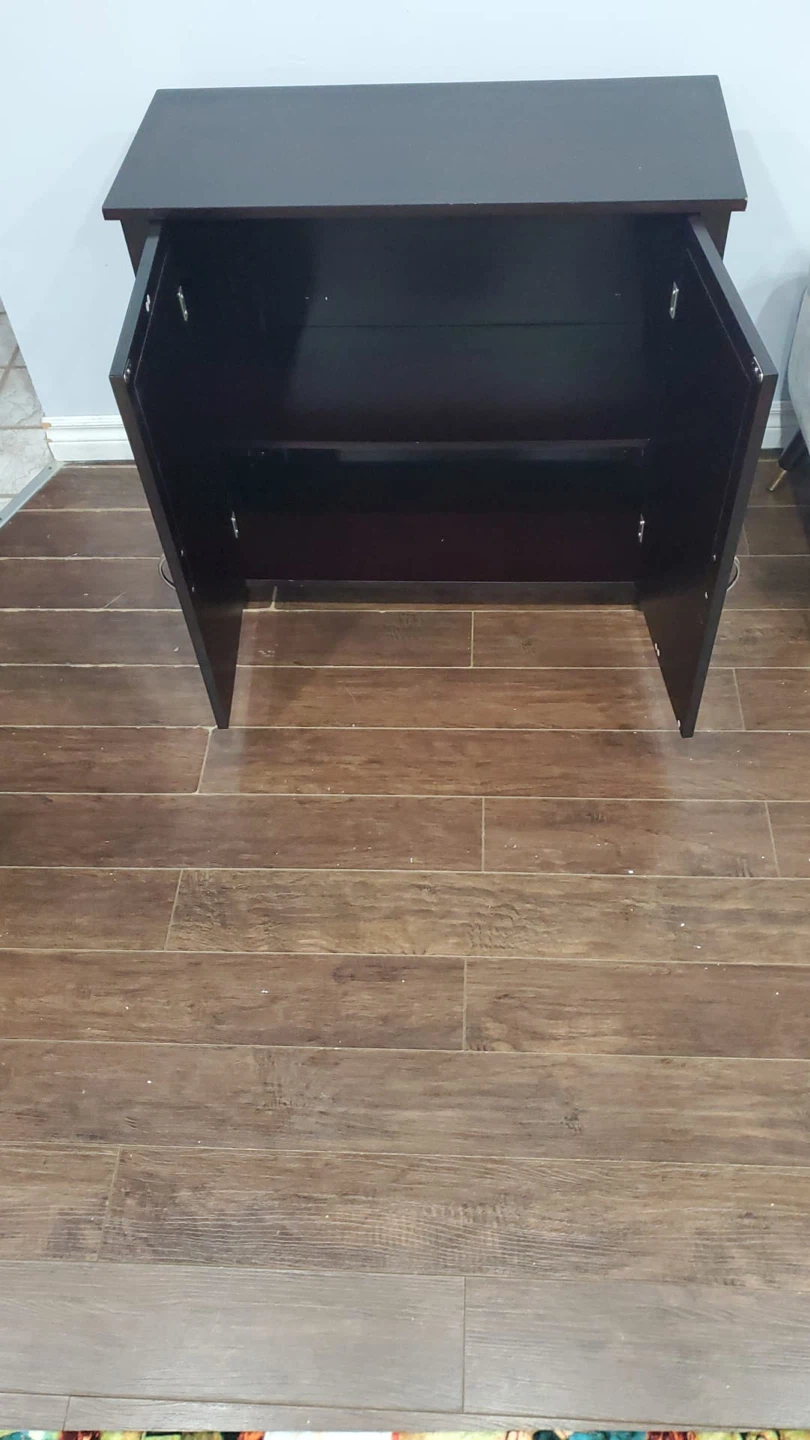 Dark Brown Mirrored Cabinet - photo 2