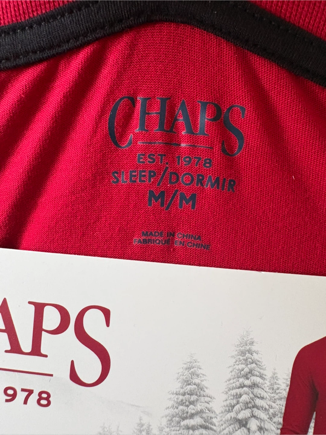 Mens Chaps Christmas Sleep Set size M - photo 3