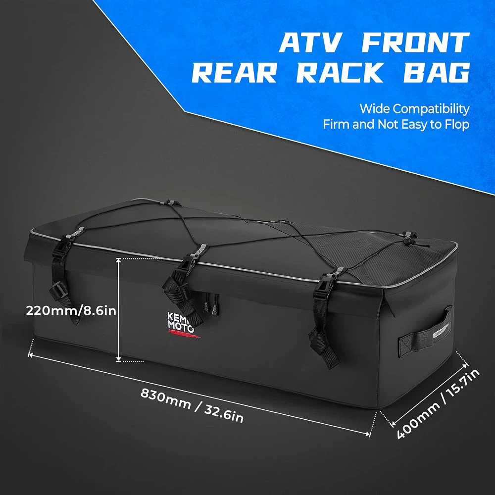 Kemimoto ATV Front Rear Rack Bag with Cooler - photo 4