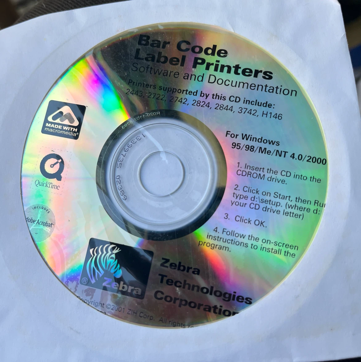 Zebra LP 2824 Thermal Label Printer - photo 3