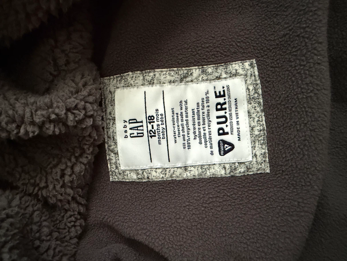Baby Gap Bear Hood Bunting Suit 12-18 Months - photo 2