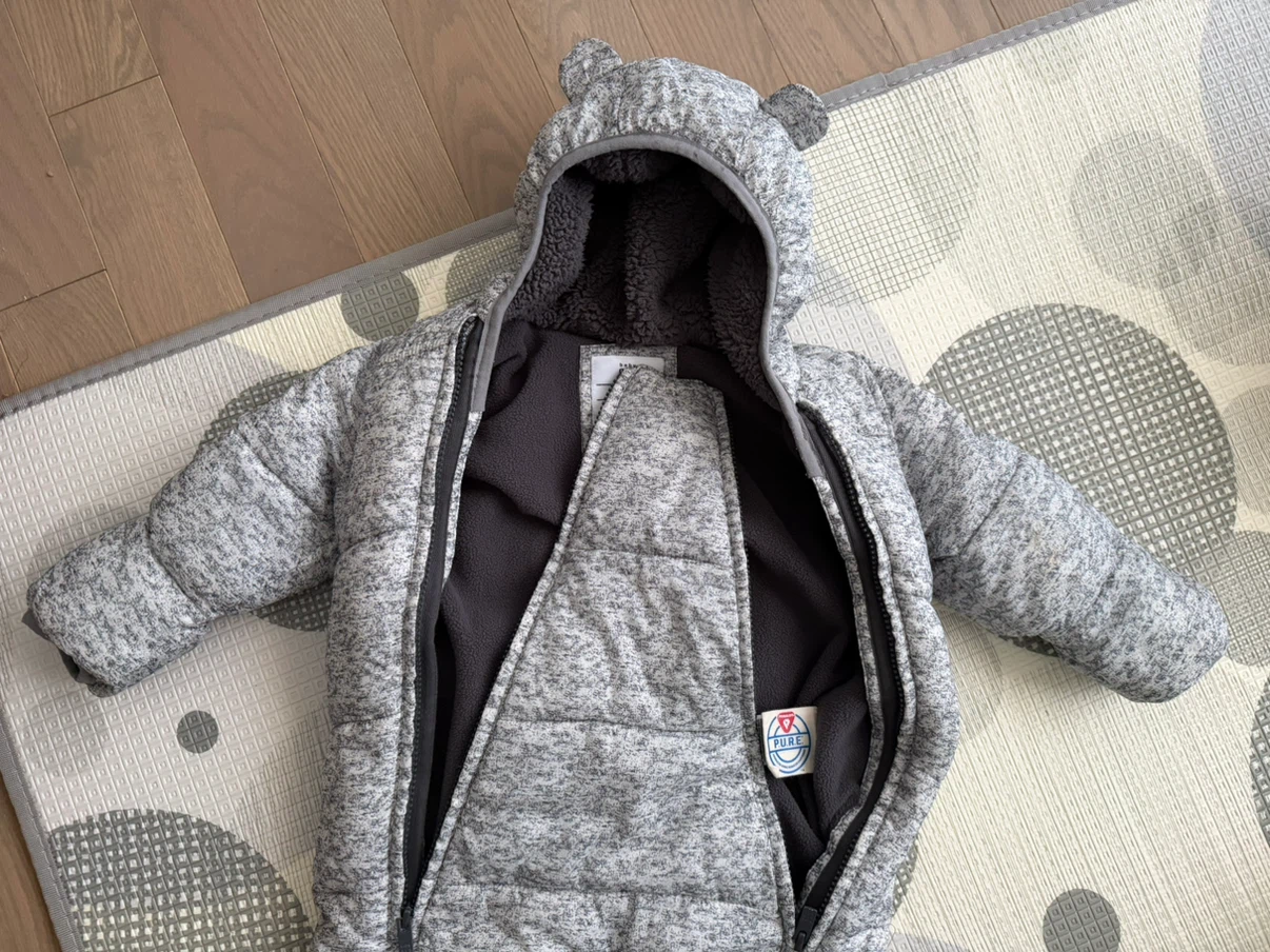 Baby Gap Bear Hood Bunting Suit 12-18 Months - photo 3