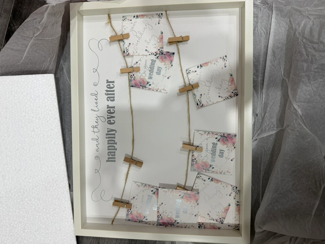 Wedding Decor Set: Frame, Countdown Sign and Photo Holder - photo 2