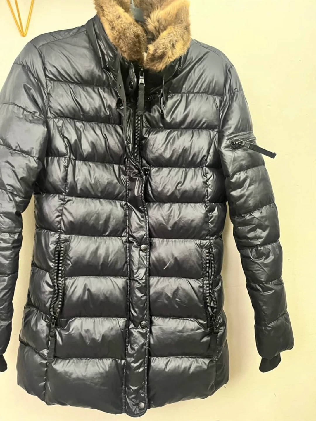 S13 New York Puffer Jacket with Faux Fur Collar - photo 3