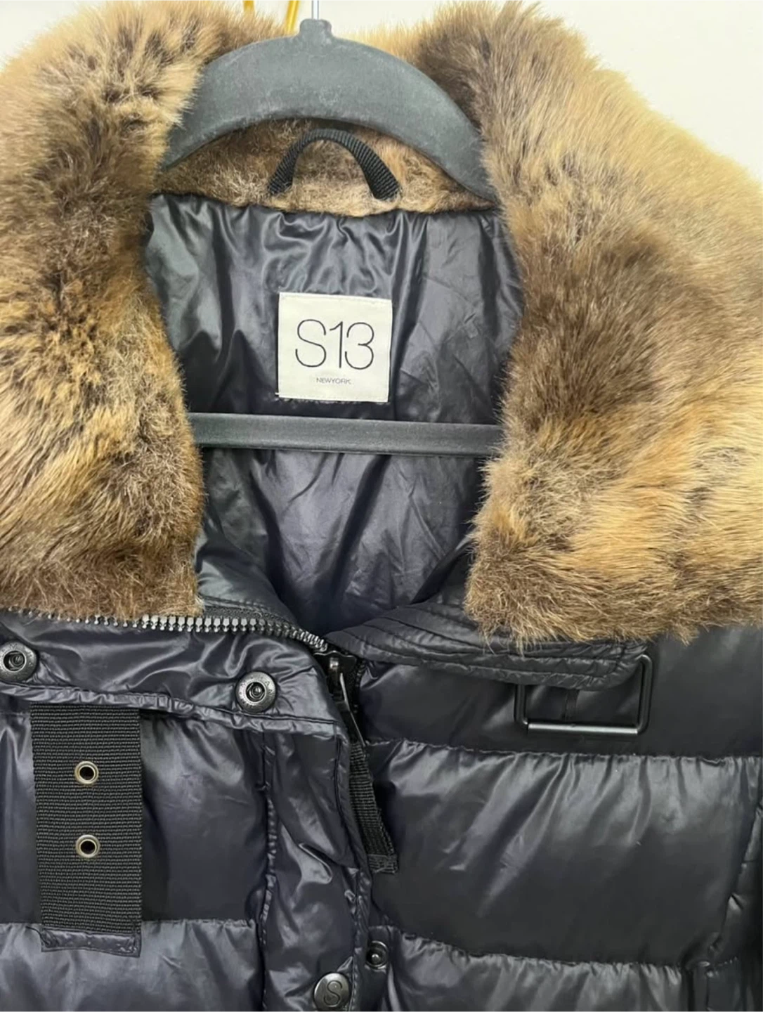 S13 New York Puffer Jacket with Faux Fur Collar - photo 5