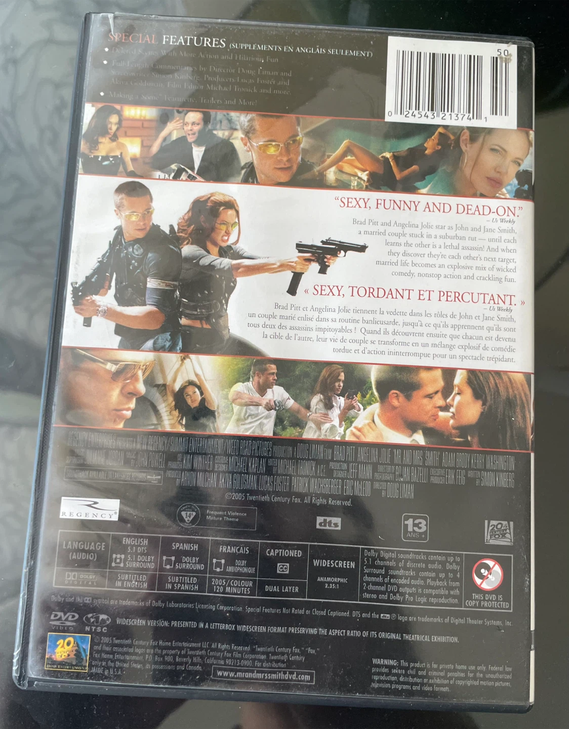 Mr. And Mrs. Smith DVD - photo 2