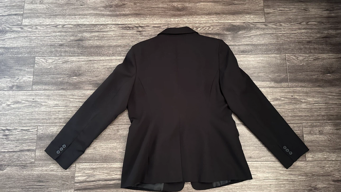 Black DKNY Single Button Blazer Size 14 - photo 2