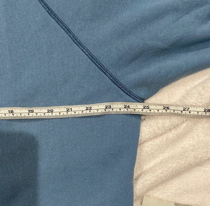 Aerie Distressed Blue Sweatshirt - photo 5