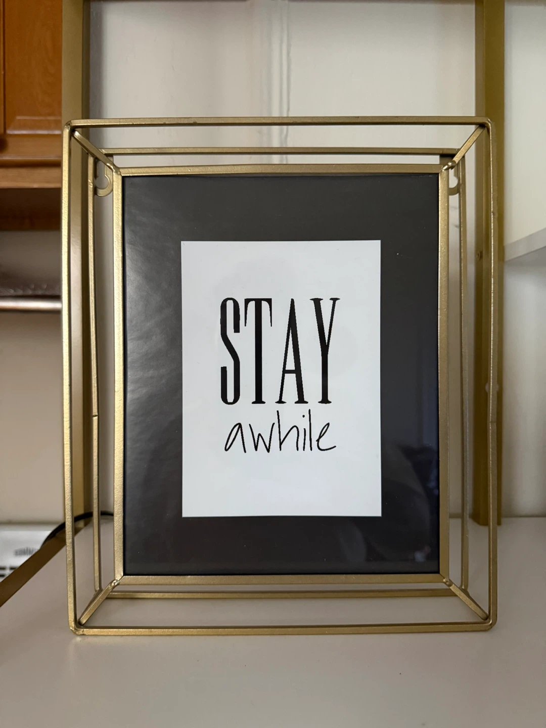 Gold Metal Picture Frame