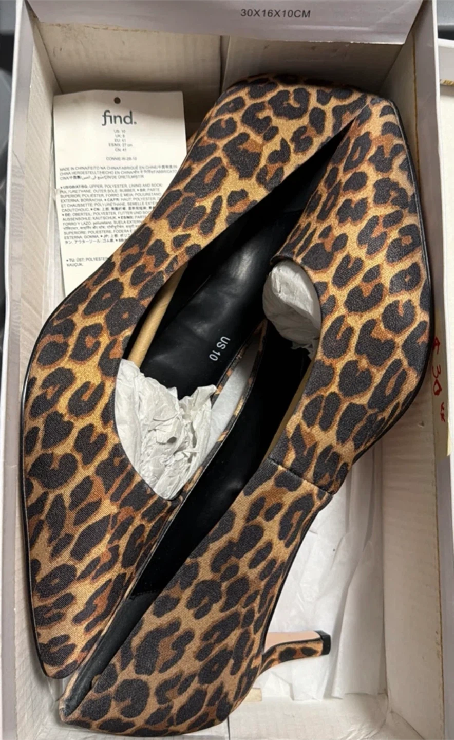 find. Leopard Print Kitten Heels Size 10