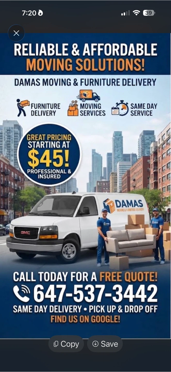 Moving & delivery