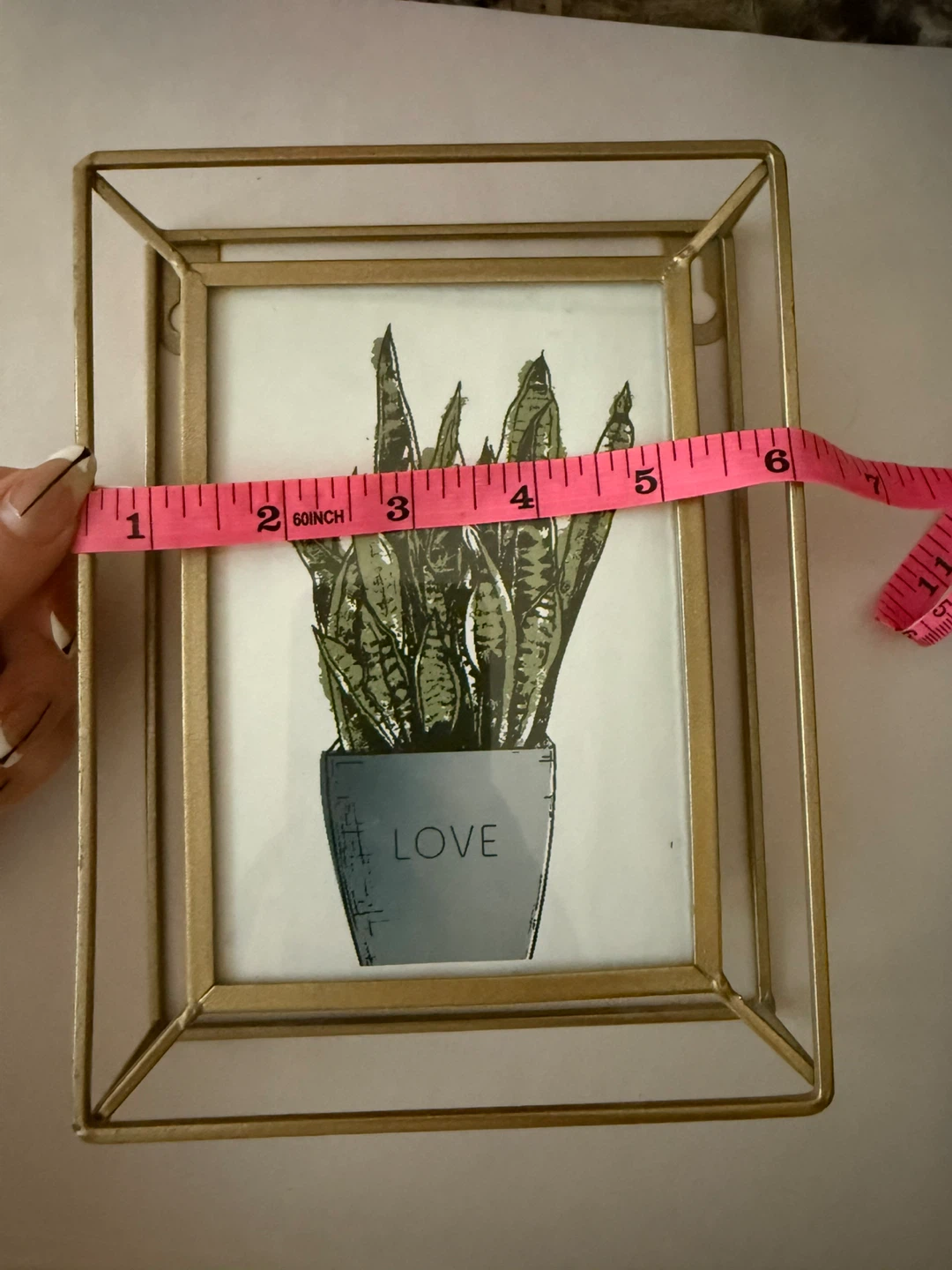 Set of 2 Gold Metal Picture Frames - photo 3