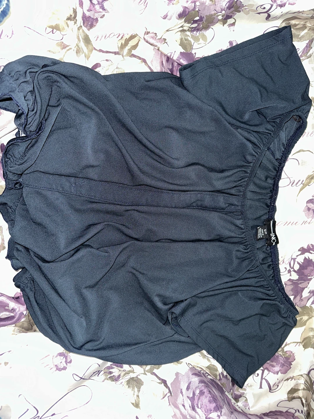 blue shirt/blouse