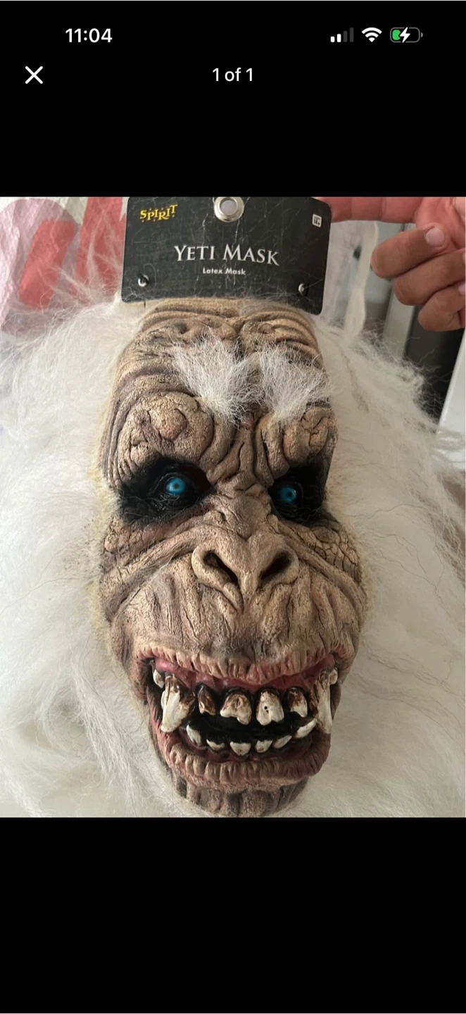 Spirit Halloween Yeti Mask