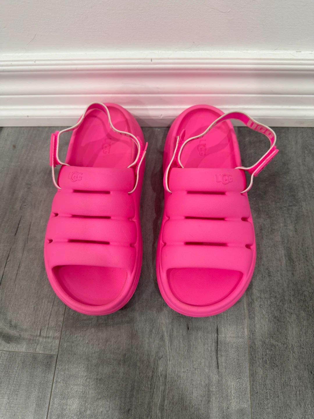UGG Pink Foam Sandals