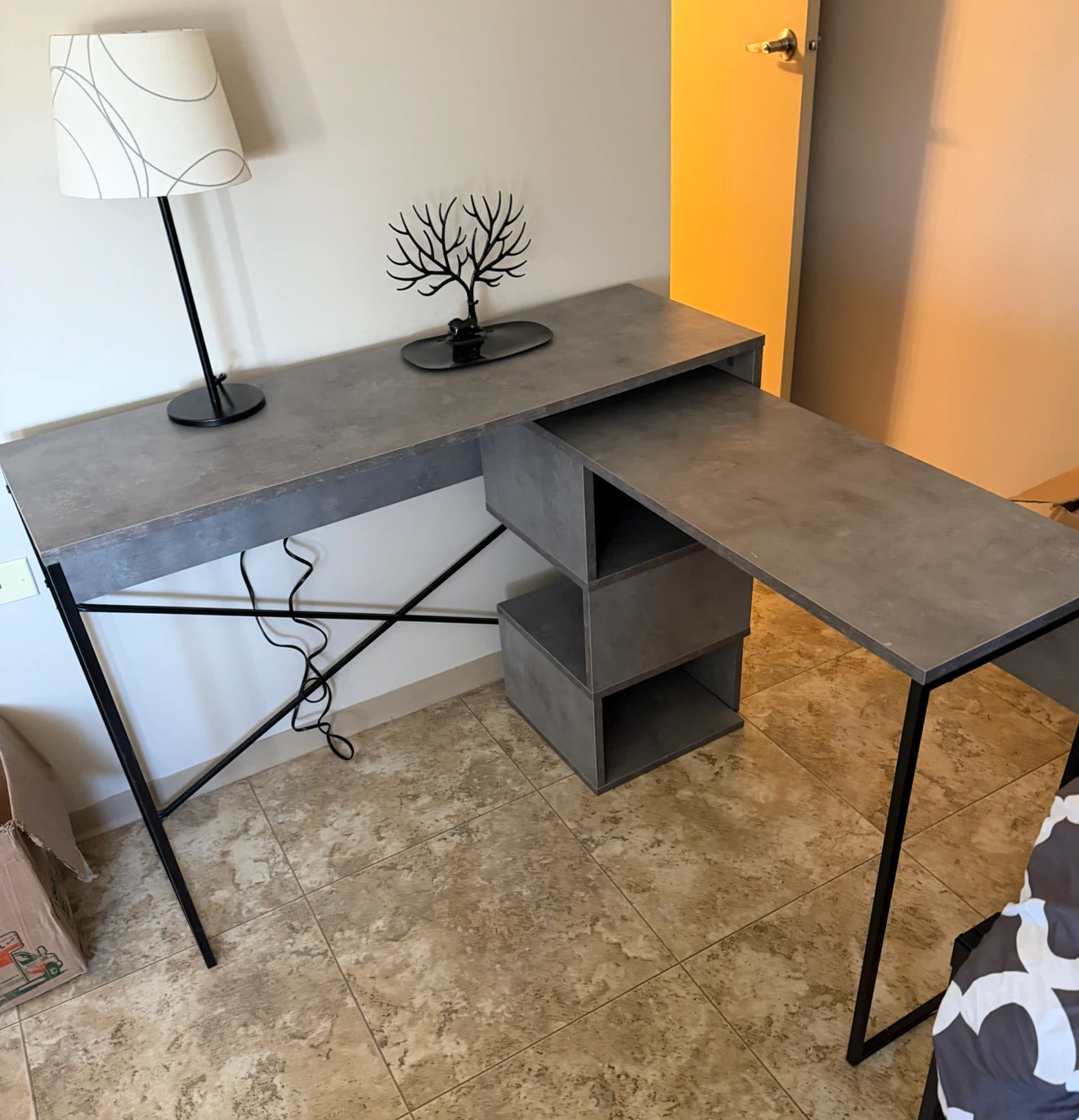 New plus size office chair/computer desk storage foot stool