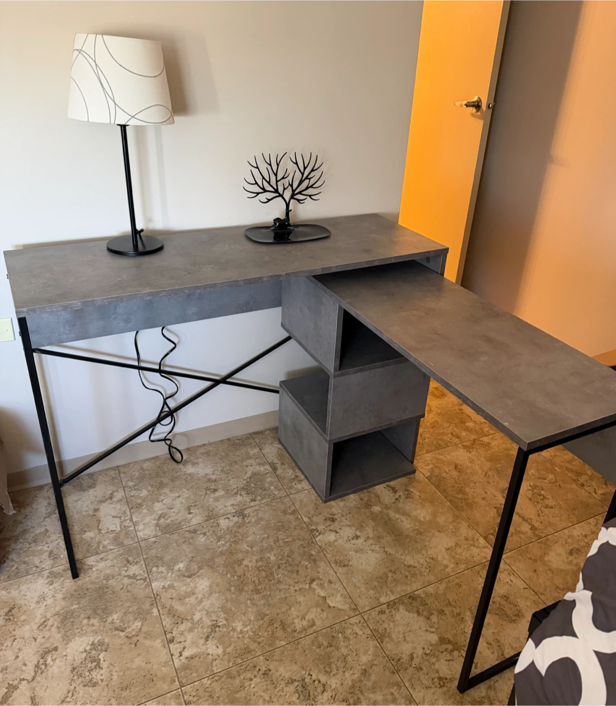 New plus size office chair/computer desk storage foot stool - photo 2