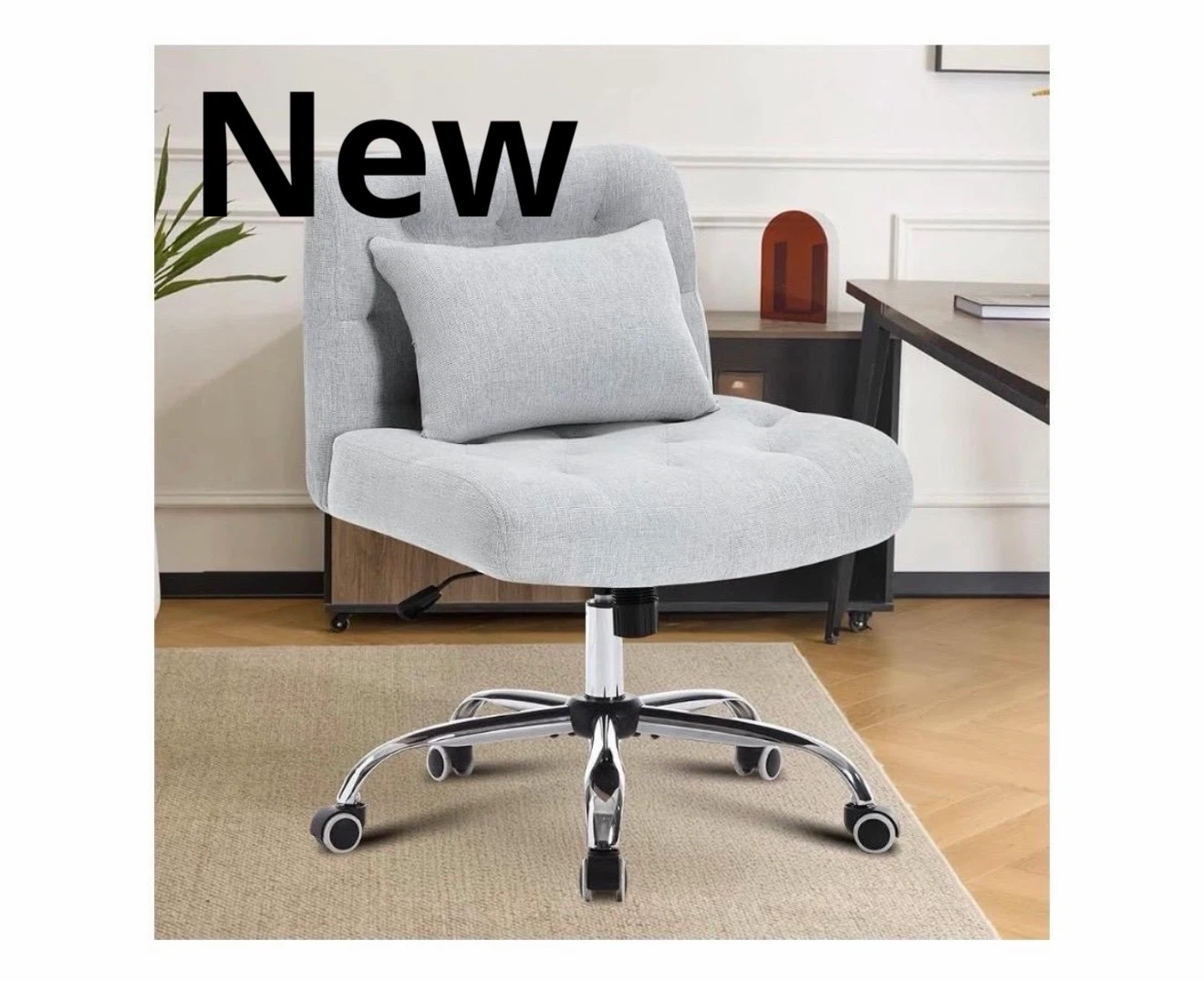 New plus size office chair/computer desk storage foot stool - photo 3