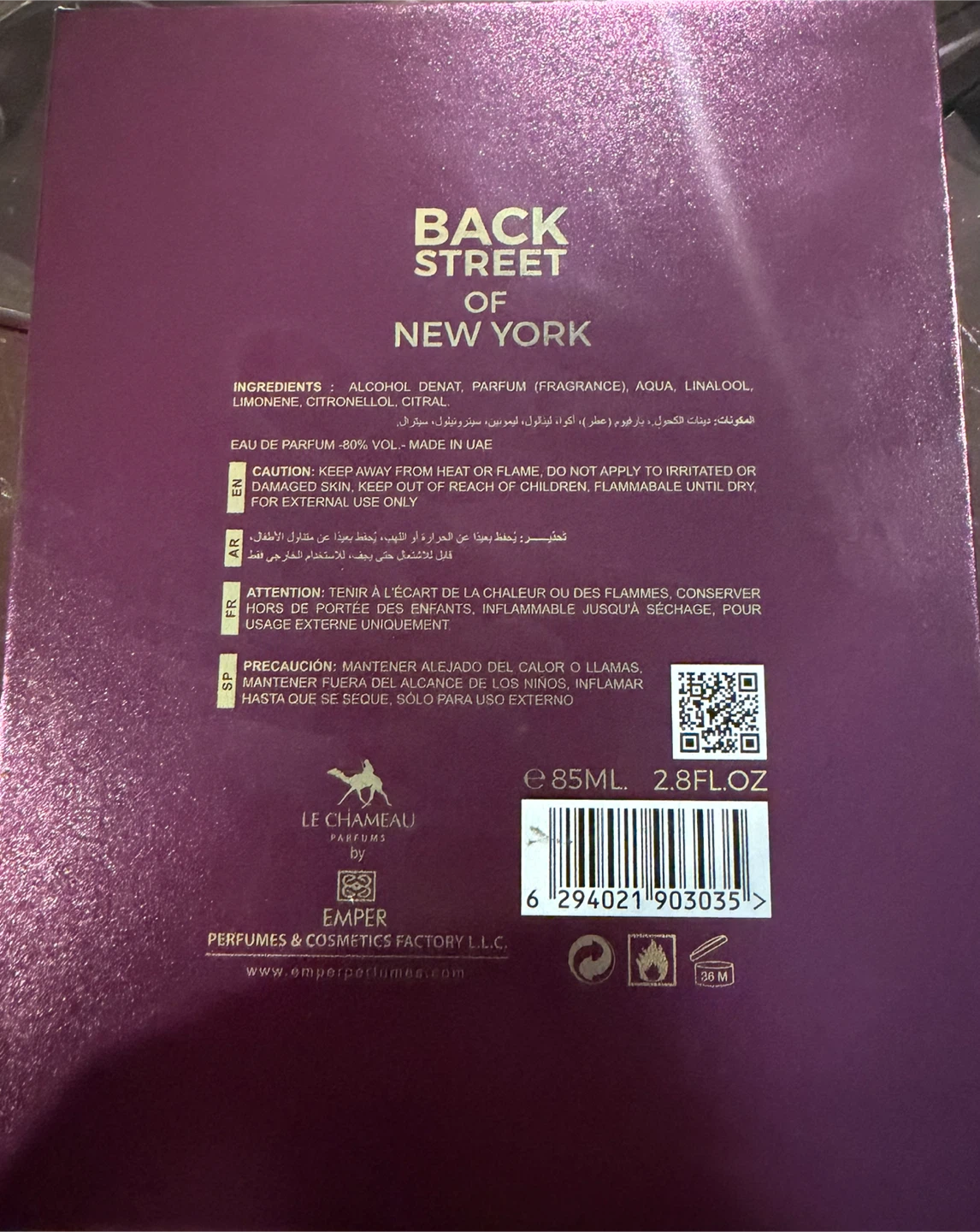 Le Chameau Back Street of New York Eau de Parfum - photo 4