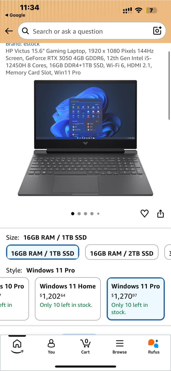 HP Victus 15.6 inch Gaming Laptop - photo 4