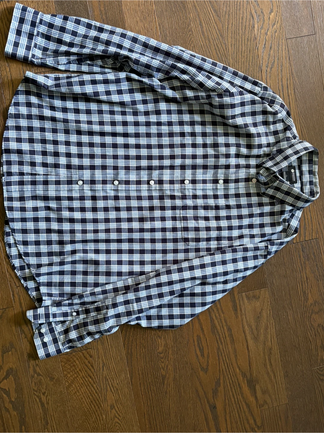 Haggar Long Sleeve Button-Down Shirt