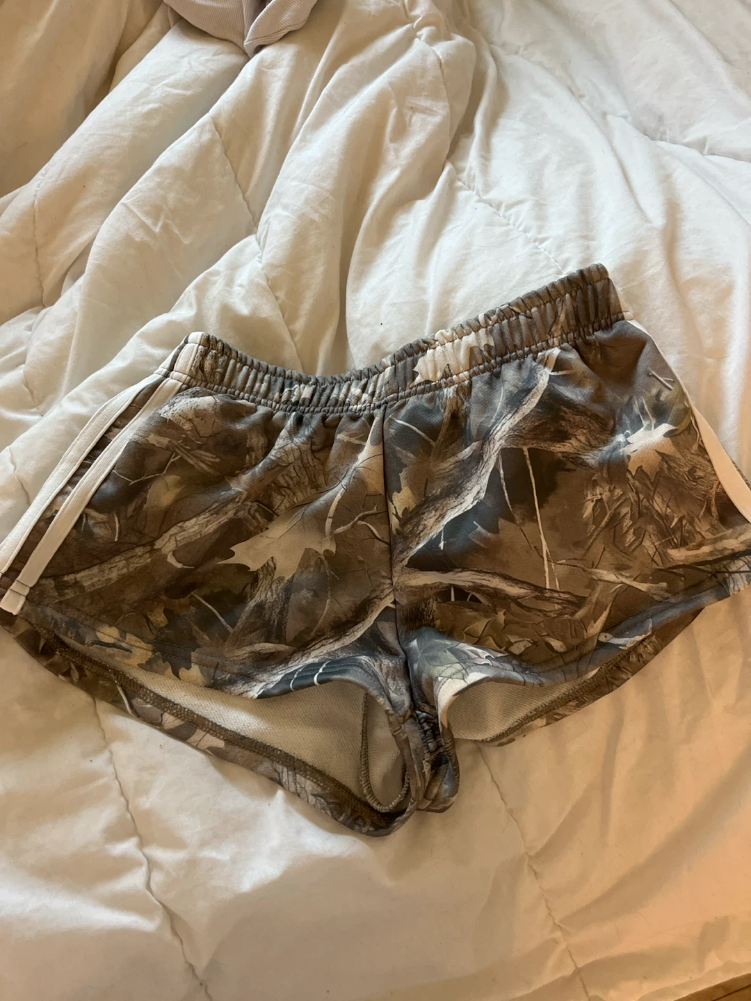 Camo Print Shorts