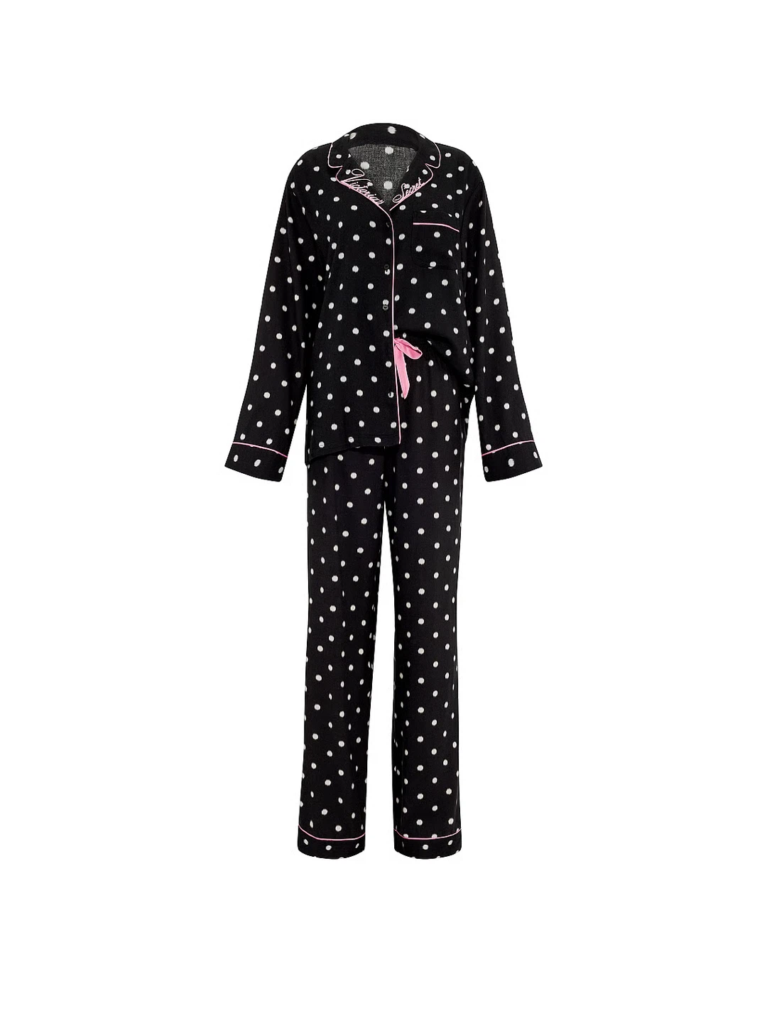 Victoria's Secret Polka Dot Flannel Pajama Set - photo 3