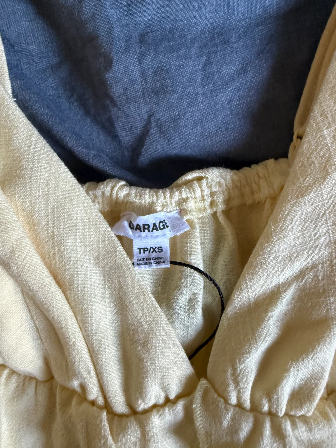 💛Garage Yellow Ruffle Cami Top - XXS - NWT - photo 2